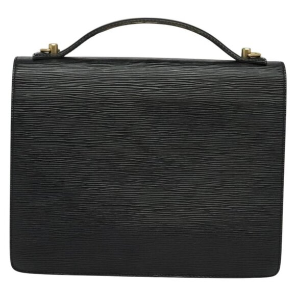 LOUIS VUITTON Epi Monceau 28 Hand Bag Black M52122 LV Auth bs29218 - Picture 3 of 16